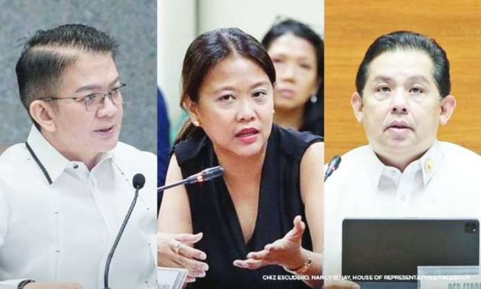 ESCUDERO, BINAY, ROMUALDEZ