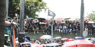 An anti-corruption rally at Rizal Park in Manila is blessed with good weather on Sept. 21, 2025. No untoward incident there was reported. PNA