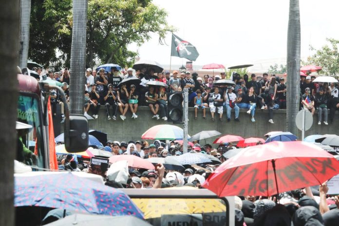 An anti-corruption rally at Rizal Park in Manila is blessed with good weather on Sept. 21, 2025. No untoward incident there was reported. PNA