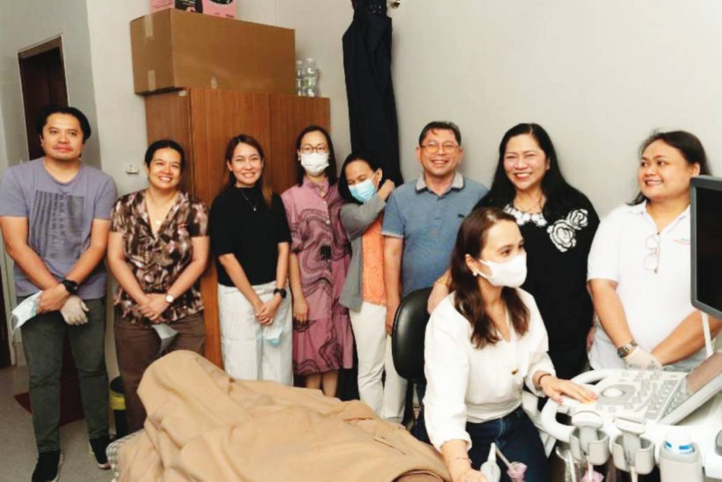 Liver Elastography workshop at Metro Iloilo Hospital using Siemens Acuson Sequioa 3.5 V with Dr. Candice Magdalane A. Tupas doing hands-on procedure.
