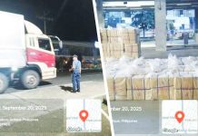 Joint operatives of the Police Regional Office 6 and the Bureau of Internal Revenue intercepted three closed vans carryings 1,142 boxes or 576,020 packs of assorted illicit cigarettes in Barangay Poblacion, Belison, Antique on Saturday, September 20, 2025. ANTIQUE POLICE PROVINCIAL OFFICE PHOTOS
