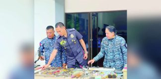 The Bureau of Jail Management and Penology–Negros Island Region confiscated various unauthorized items during a greyhound operation at the Negros Occidental District Jail-Male Dormitory in Barangay Tabunan, Bago City on Monday, Sept. 1, 2025. BJMP-NIR PHOTO