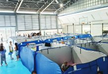 A total of 2,529 individuals from 25 barangays in Iloilo City have been displaced and were being accommodated in evacuation centers as of 1 p.m. on Sept. 26. Photo shows the city’s So-oc Regional Evacuation Center. ILOILO CITY GOVERNMENT PHOTO