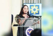 Energy Secretary Sharon Garin (left) says requiring energy-efficient products and prioritizing solar rooftops will not only reduced costs but also set an example for every household, business, and community. PCO/ANGELES CITY LGU PHOTOS