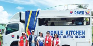 Aside from distributing family food packs to San Remigio residents on September 13, the Department of Social Welfare and Development also formally launched the first-ever Mobile Kitchen Hot Meals initiative in Antique. PROVINCE OF ANTIQUE PHOTO