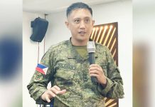 Lieutenant Colonel Jekyll Julian Dulawan, commanding officer of the Philippine Army’s 61st Infantry Battalion, says New People’s Army presence in Panay Island has dwindled to “20 or less.” “Isipin niyo, konti na lang sila. Napakagandang balita na eventually wala nang mga armed group,” he says. MA. THERESA LADIAO/PN