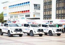 Iloilo City beefs up police fleet ahead of ASEAN Summit 2026 Brand-new Toyota Hilux patrol cars lined up at Plaza Libertad before their official turnover to the Iloilo City Police Office, part of the city’s strengthened security preparations for next year’s ASEAN Summit. RAISA TREÑAS FACEBOOK PAGE