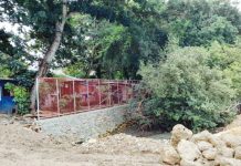 This photo shows part of a flood mitigation project in Bo. Obrero, Lapuz, Iloilo City — among those implemented without the required city permit, according to officials.