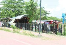 Makeshift houses crowd the edge of Sunset Boulevard in Iloilo City, where the local housing office has flagged 155 informal structures encroaching on the city’s showcase linear park. AJ PALCULLO/PN
