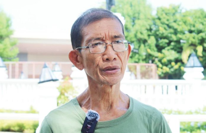 BRUISED BUT UNBROKEN. Jose Ely “Leeboy” Garachico, 69, carries the scars of martial law, turning pain into purpose for the next generation of activists. PN PHOTO
