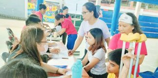 Residents line up for free chest X-ray screenings during a community-based drive against tuberculosis, part of the SCREENS to End TB Project led by the Iloilo Provincial Health Office and the Philippine Tuberculosis Society. PHOTO FROM ILOILO PROVINCIAL HEALTH OFFICE