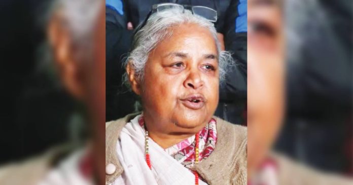 nepal Sushila Karki speaks to reporters. She is widely regarded as having a clean image. REUTERS