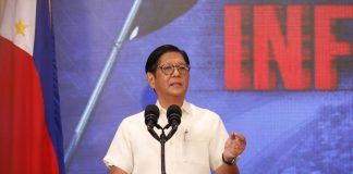 President Ferdinand R. Marcos Jr. assures Filipinos that the government will continue to pursue its development agenda, even as the newly established Independent Commission for Infrastructure (ICI) begins investigating questionable public infrastructure projects. Speaking at Kalayaan Hall in Malacañan Palace, President Marcos emphasizes that the administration remains committed to delivering services and maintaining economic momentum. PCO