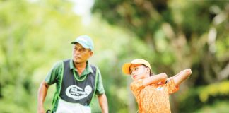 Bacolodnon Ana Marie Aguilar emerges victorious in the girls’ 7-10 division of the ICTSI Bacolod Junior PGT Championship. ICTSI PHOTO