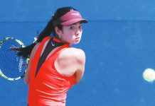 Alexandra Eala also displayed steadier serving despite committing three double faults, winning 67 percent of her first-serve points and 64 percent on her second serve in the 1st Jingshan Open Tennis 2025 WTA 125. REUTERS