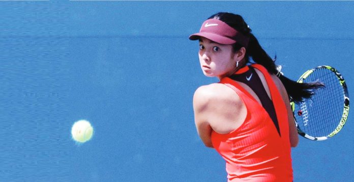 sports Eala Alex Eala keeps her eyes locked on the ball during her commanding 6-2, 6-2 victory over the Netherlands’ Arianne Hartono at the Guadalajara 125 Open in Mexico. REUTERS
