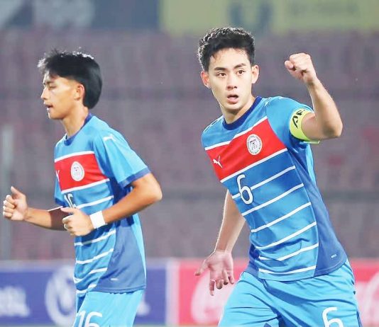 Sandro Reyes anchored the Philippines' dominant win over Nepal. AFC PHOTO