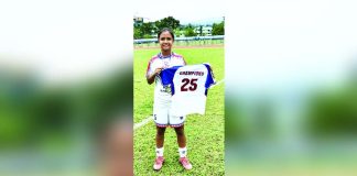 Renzel Grace Gelsana Gella first honed her football skills with the Pontevedra Football Club before being recruited by Makati FC. CONTRIBUTED PHOTO