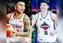 Jiovani Jalalon and Justin Chua. PBA PHOTO