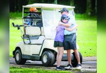 Tashanah Balangauan gets a warm embrace from her father, Baltaire, after pulling off a gutsy come-from-behind victory over Precious Zaragosa. ICTSI PHOTO