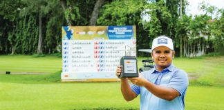 Rupert Zaragosa capped his 72-hole campaign at 14-under 266. ICTSI PHOTO
