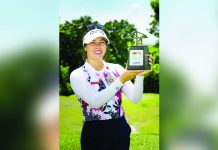 Pauline del Rosario unleashed a scorching four-under 66 at the Bacolod Golf and Country Club for a three-day total of 206 to win the ICTSI Bacolod Golf Challenge. CONTRIBUTED PHOTO