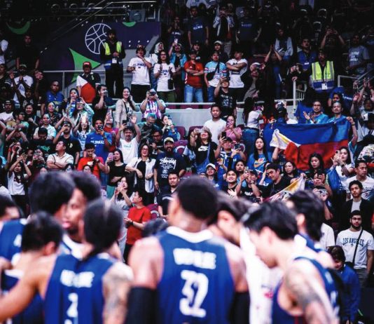 Gilas Pilipinas slipped three places to No. 37 in the updated FIBA men’s world rankings. FIBA PHOTO