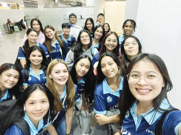 sports_UAAP_resized Adamson University Lady Falcons are on their way to Iloilo on Friday for their friendly game against the Ateneo de Manila University Blue Eagles tonight at the City of Passi Arena. GAMETIME SPORTS PHOTO