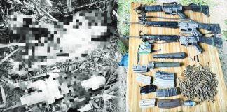 The communist terrorist group in Capiz suffered another blow as two of its remnants were killed in an armed encounter with the government troops on Sept. 20, 2025 in Barangay Katipunan, Tapaz, Capiz. Recovered at the clash site were high-powered firearms, explosives, and personal belongings of the rebels. PHILIPPINE ARMY SPEARHEAD TROOPERS/FB PHOTO