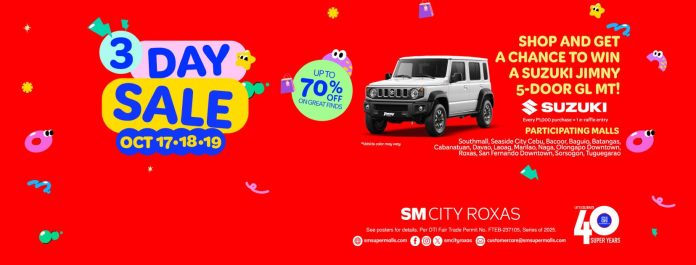3-DAY SALE COVER PHOTO