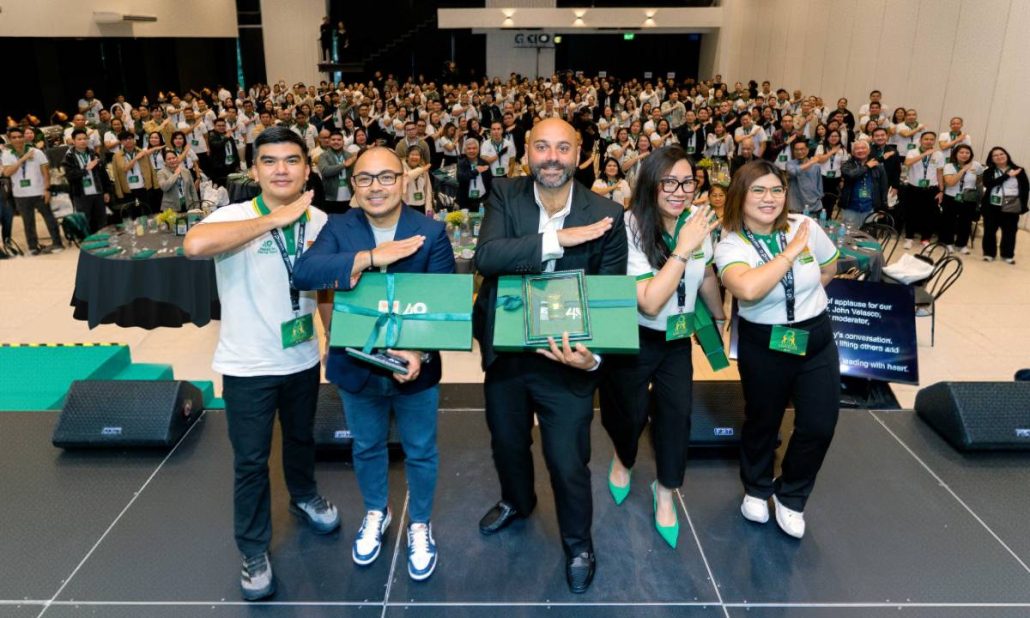 Palawan Group leaders united for a powerful group photo symbolizing their shared journey of resilience, teamwork, and commitment to making financial services accessible to every Filipino.