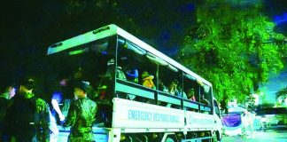 Group of Badjaos rescued in Bacolod City are sent back to their hometown in Jolo, Sulu, on Monday, October 27. DSSD-BACOLOD PHOTO