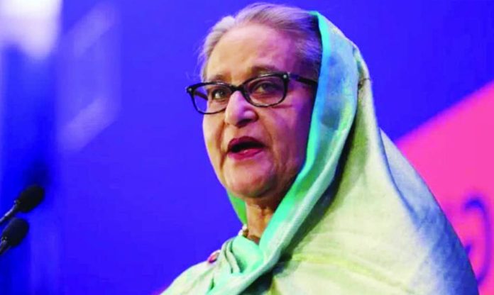 Bangla copy_compressed (1) Then Prime Minister of Bangladesh Sheikh Hasina. REUTERS