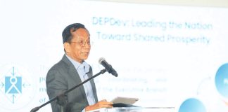 “Innovation thrives when government, industry, academe, and communities work together,” says Secretary Arsenio Balisacan of the Department of Economy, Planning, and Development. DEPDEV PHOTO
