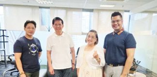 Sen. Panfilo Lacson is photographed with controversial contractors Curlee and Sara Discaya in April this year. He, however, denied receiving campaign funds from the couple. PHOTO FROM KIKO BARZAGA FACEBOOK PAGE
