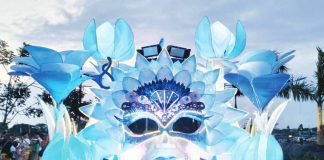 The winning float of Barangay 29 during last year’s Electric MassKara Float Parade, one of the most-awaited highlights of the annual MassKara Festival in Bacolod City. WATCHMEN DAILY JOURNAL FB PHOTO