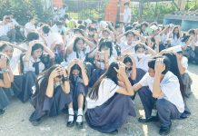 Magnitude 4.9 quake jolts NegOcc; Iloilo City slightly felt tremor Students and teachers of Sipalay City National High School evacuated their classrooms following a magnitude 4.9 earthquake in Sipalay City, Negros Occidental on Oct. 7, 2025. SCNHS TEACHERS PHOTO