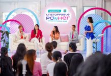 The Watsons Unstoppable PowHer Women’s Forum Speakers (L-R) Ting Joson, Karen Ibasco, Lynn Pinugu, and Atty. Star Elamparo shared their stories of strength, purpose, and empowerment, highlighting that every woman’s journey is worth celebrating.