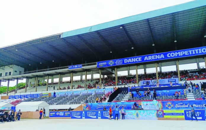 Paglaum_sports_complex_copy_resized_compressed The Paglaum Sports Complex, the main venue for this year’s MassKara Festival arena dance competition, was declared safe to host the arena performances following a joint inspection conducted by several government agencies earlier this week. RMN DYHB BACOLOD 747 FB PHOTO