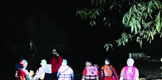 Roxas City’s Bureau of Fire personnel carried out rescue operations on the evening of October 18, 2025 in several barangays affected by heavy flooding caused by Tropical Storm “Ramil.” MAYOR RONNIE DADIVAS FB PHOTO