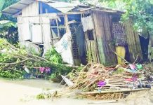 Aftermath of heavy rains and flooding caused by Tropical Storm “Ramil” in Barangay Adlawan, Roxas City, Capiz. MAYOR RONNIE DADIVAS FB PHOTO
