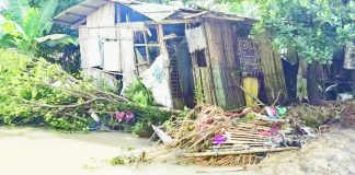Aftermath of heavy rains and flooding caused by Tropical Storm “Ramil” in Barangay Adlawan, Roxas City, Capiz. MAYOR RONNIE DADIVAS FB PHOTO
