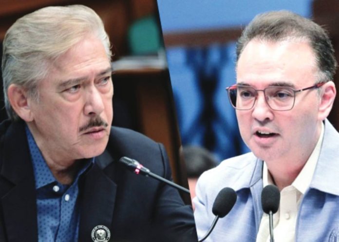 Senators divided copy SOTTO, CAYETANO