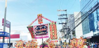 Tribu Kabog from Estancia, Kalibo, Aklan during the opening salvo of the Kalibo Señor Sto. Niño Ati-Atihan Festival 2026 on Oct. 8, 2025. Ati-Atihan Festival of Aklan is the oldest festival in the Philippines at more than 800 years old. The annual celebration is dubbed as the “Mother of all Philippine Festivals.” RADYO TODO AKLAN 88.5 FM PHOTO