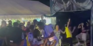 Seven passengers of the Horror Train at the Bacolod City Government Center (BCGC) on the evening of October 13 sustained minor injuries after jumping off when the train tilted to one side. SCREENGRAB FROM MIKO FERNANDEZ/FACEBOOK