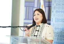 “Public service is both a privilege and a responsibility. Daku nga dungog nga makaupod ko kamo sa sini nga pag-panglakaton,” says Mayor Raisa Treñas during her first State of the City Address, highlighting her 100 days achievements as Iloilo City mayor. JADE DEQUIÑA/ILOILO CITY MAYOR’S OFFICE PHOTO