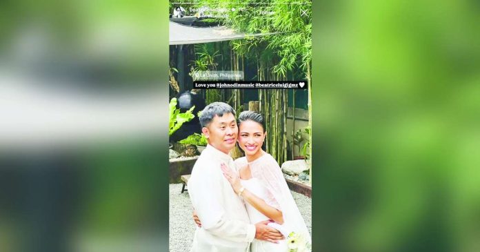 bea gomez wedding1 copy_superimposed Bea Gomez and John Odin tied the knot in La Union on October 8, 2025. @BEATRICELUIGIGMZ/IG PHOTOS