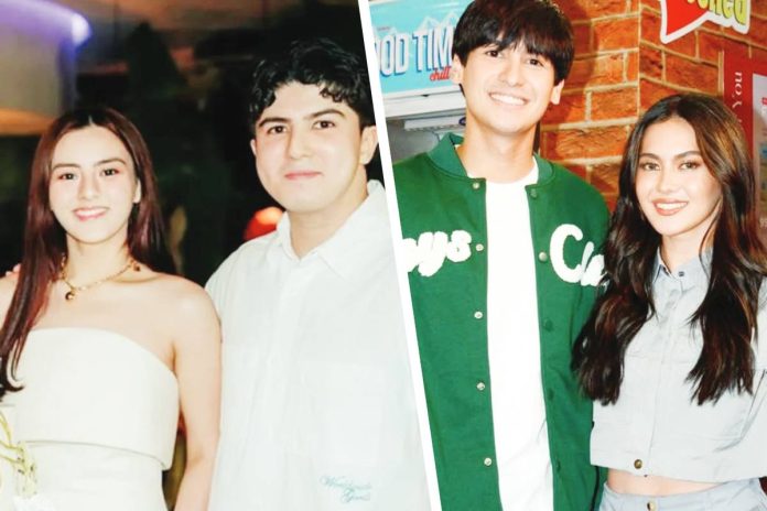 Cassy and Mavy Legaspi; Andres and Atasha Muhlach