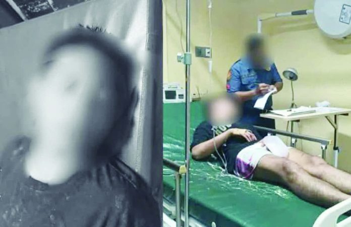 Two teens were injured after their motorcycle figured in a road accident on Tuesday, Oct. 28, 2025, in Barangay Bagtason, Bugasong, Antique. K5 NEWS FM SAN JOSE PHOTO