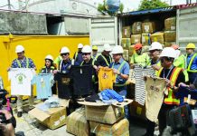 Customs seizes P482 million worth of fake branded clothes Officials of the Bureau of Customs present millions of pesos worth of counterfeit clothes. The clothes were tagged as branded and supposedly to be sold this holiday season. JEKKI PASCUAL/ABS-CBN NEWS PHOTO